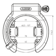 Abus Granit XPlus 6950M Ringslot